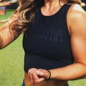 SOLD Buffbunny Collection Navy Crop Top